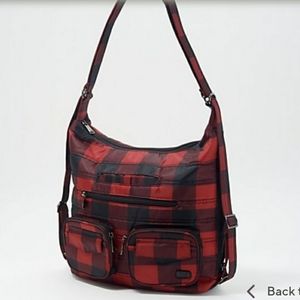 LUG ZIPLINER BUFFALO CHECK RED